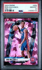 2024 Panini Prizm Pink Ice Ron Holland Ii #269 PSA 10 GEM MT