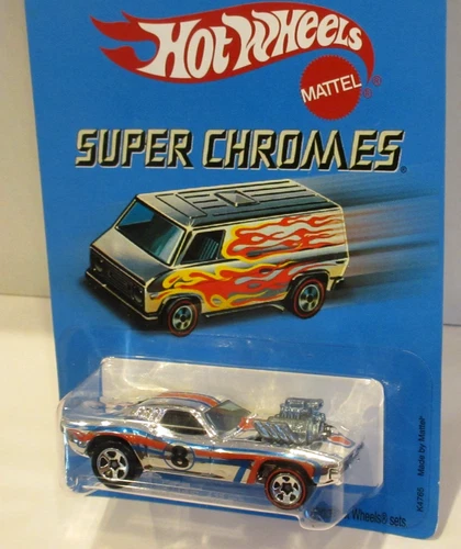 HOT WHEELS TARGET SUPER CHROMES REDLINE RODGER DODGER '73 CHARGER ~NEAR MINT~