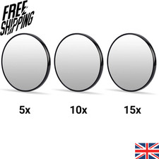 Magnifying Makeup Mirror Suction Cup Cosmetic Magnification Glass 5X/10X/15X UK