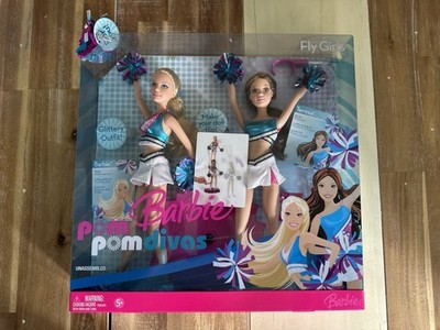 Barbie Pom Pom Divas Fly Girls Set 2006 K8392 Teresa NRFB