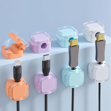 8 Pack Magnetic Cable Clips   Adjustable Cord Holder for Desk, Nightstand, Car,