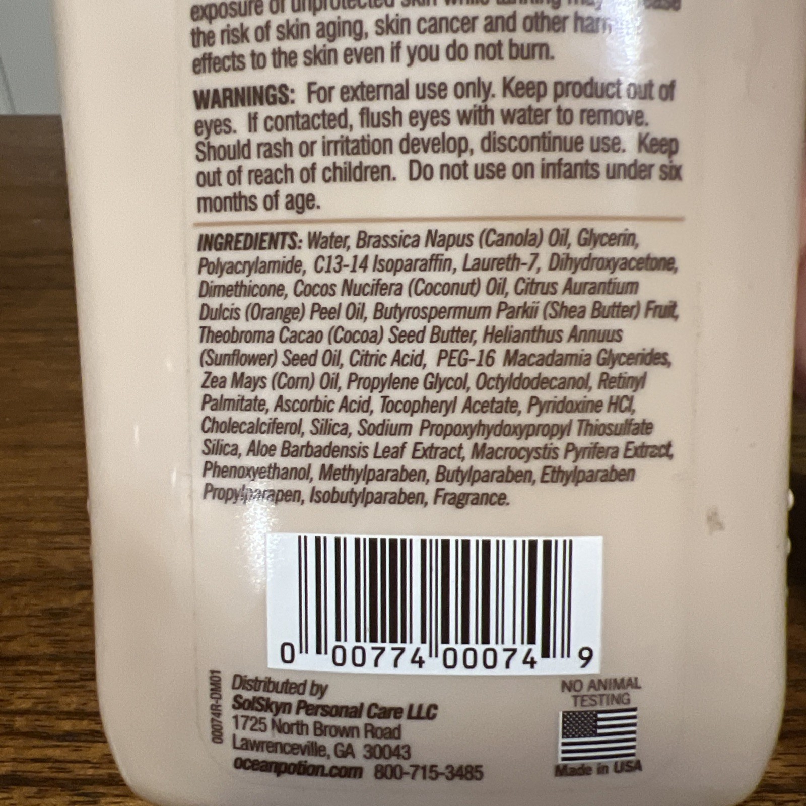 NEW Ocean Potion Ever Glow Gradual Tanning Body Lotion, Discontinued 20.5 oz
