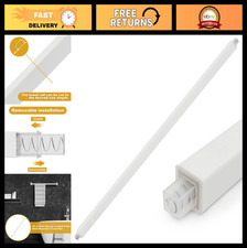 Adjustable 24 Inch Towel Bar Rod - Spring End Wall Mount for Bathroom  Kitchen,