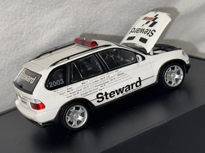 2003 MotoGP BMW E53 X5 Steward Car RARE DEALER PROMO 1/43