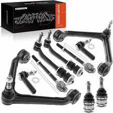 Set of 10, Front Upper Control Arm Sway Bar Link Lower Ball Joint Inner Outer Ti