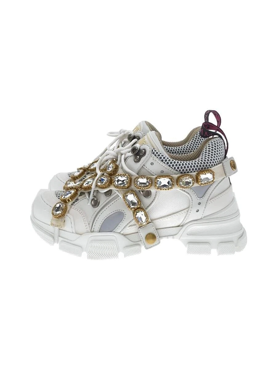 Gucci Dad Baskets Bijou Clous Blanc 36,5 avec boite et dust bag