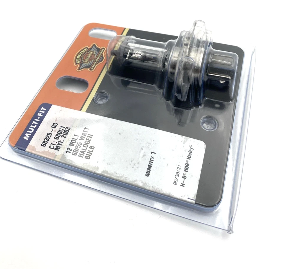 Lâmpada de halogênio fabricante de equipamento original Harley 68329-03 12V 60/55 Watt Touring XL Dyna - Imagem 3 de 4