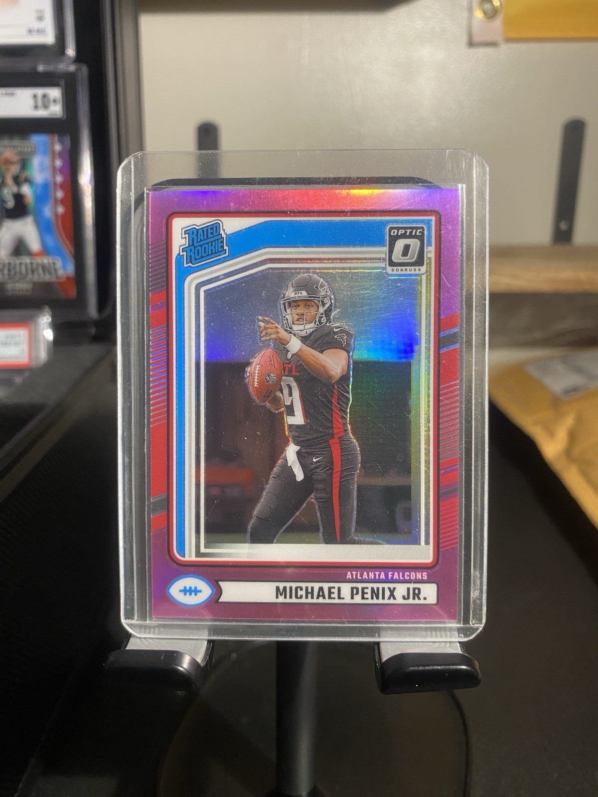 2024 Panini Donruss Optic - Rated Rookie Michael Penix Jr. #279 Pink Prizm (RC)