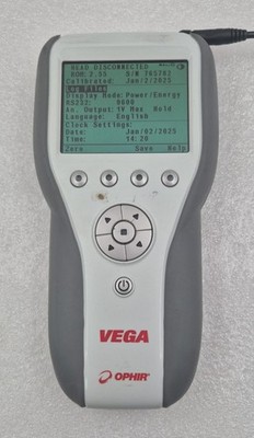 OPHIR VEGA Color Handheld Laser Power & Energy Meter P/N 7Z01560 **AS-IS**