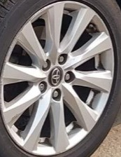 2019 Camry Oe Wheel 17x7-12 10 Spoke Toyota