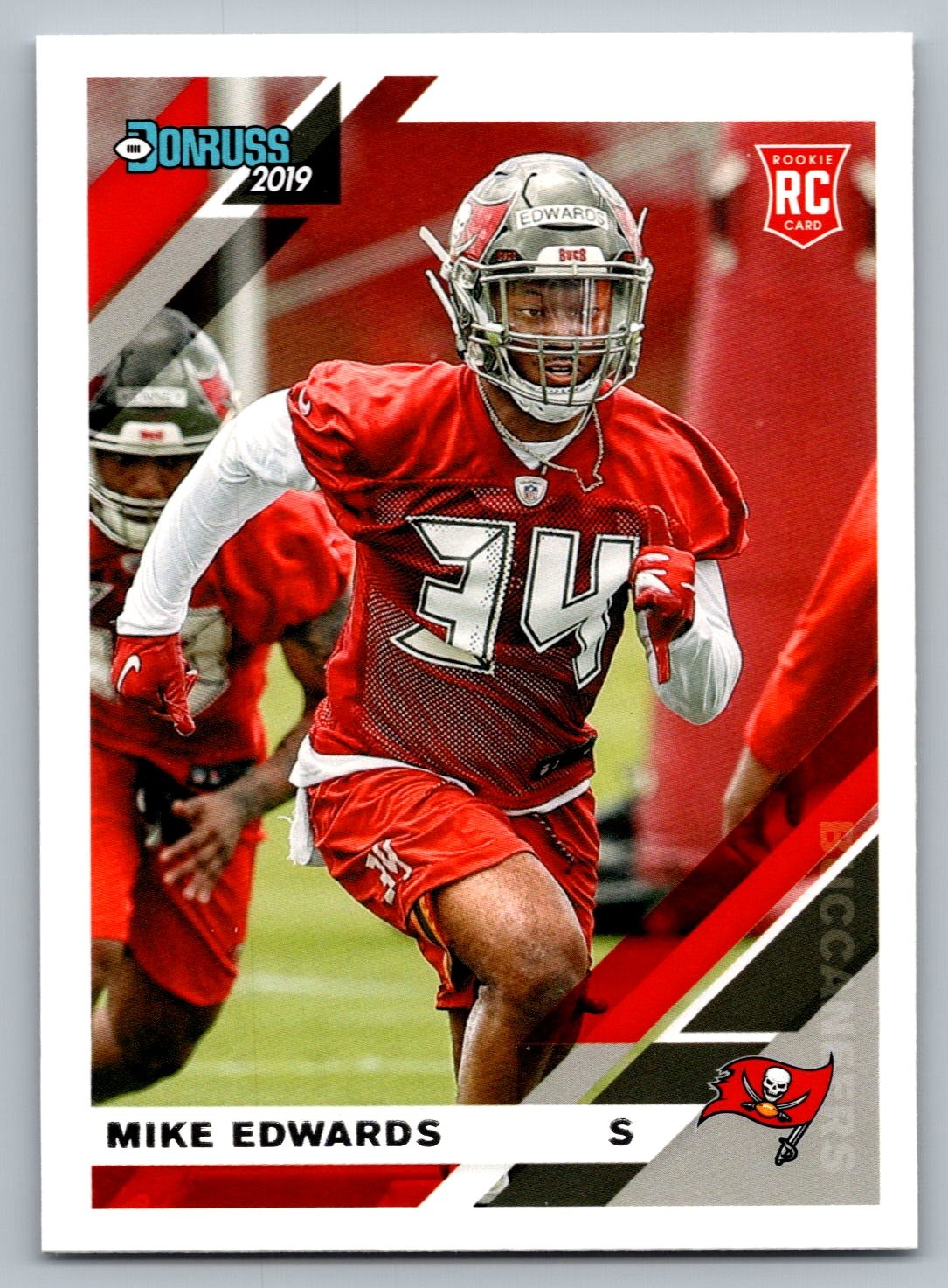 2019 Donruss #286 Mike Edwards RC Tampa Bay Buccaneers Free S&H