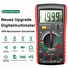 LCD Digital Multimeter Strommesser Messgerät Strom Voltmeter Amperemeter …