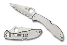 Delica 4 Serrated Edge Pocket Knife