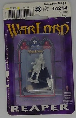 Reaper Miniatures Ian Crus Mage 14214 Warlord Metal Miniature Talin Prow