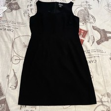 Women's NY & Co Little Black Dress Sleeveless Polyester Size 8