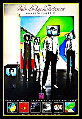 BE BOB DELUXE DRASTIC PLASTIC   TIN POSTER 12 X  8 INCH.  ONLY ONE COPY  