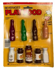 Vintage 1979 Nasta "Play Food" Beverages Set - Never Opened/ Sealed