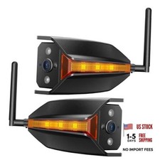 RV Backup Camera Wireless System: Left/Right Side Cameras, Dual Side Cams