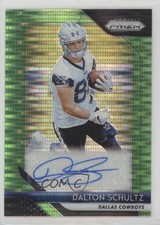 2018 Panini Prizm Rookie Neon Green Pulsar Dalton Schultz #RA-DS Auto 2d9