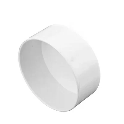 4 in. PVC S&D Cap – Sewer & Drain Pipe End Cap, Slip Fit, Durable