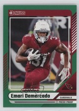 2024 Panini Donruss Green Press Proof Emari Demercado #57 0v82