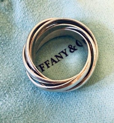 Tiffany & Co. リング　メロディ Tiffany & Co. Sterling Silver Paloma Melody 5 Row Band Rolling
