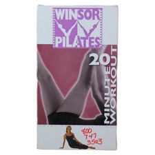 Winsor Pilates 20 Minute Workout VHS 2002 Fitness Total Body Sculpting
