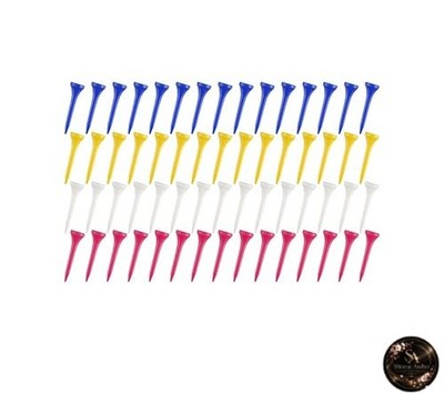 Tabata Tee Plus Slim Golf Tees Short Kunststoff Tees 40mm 60 Stück (GV8002)