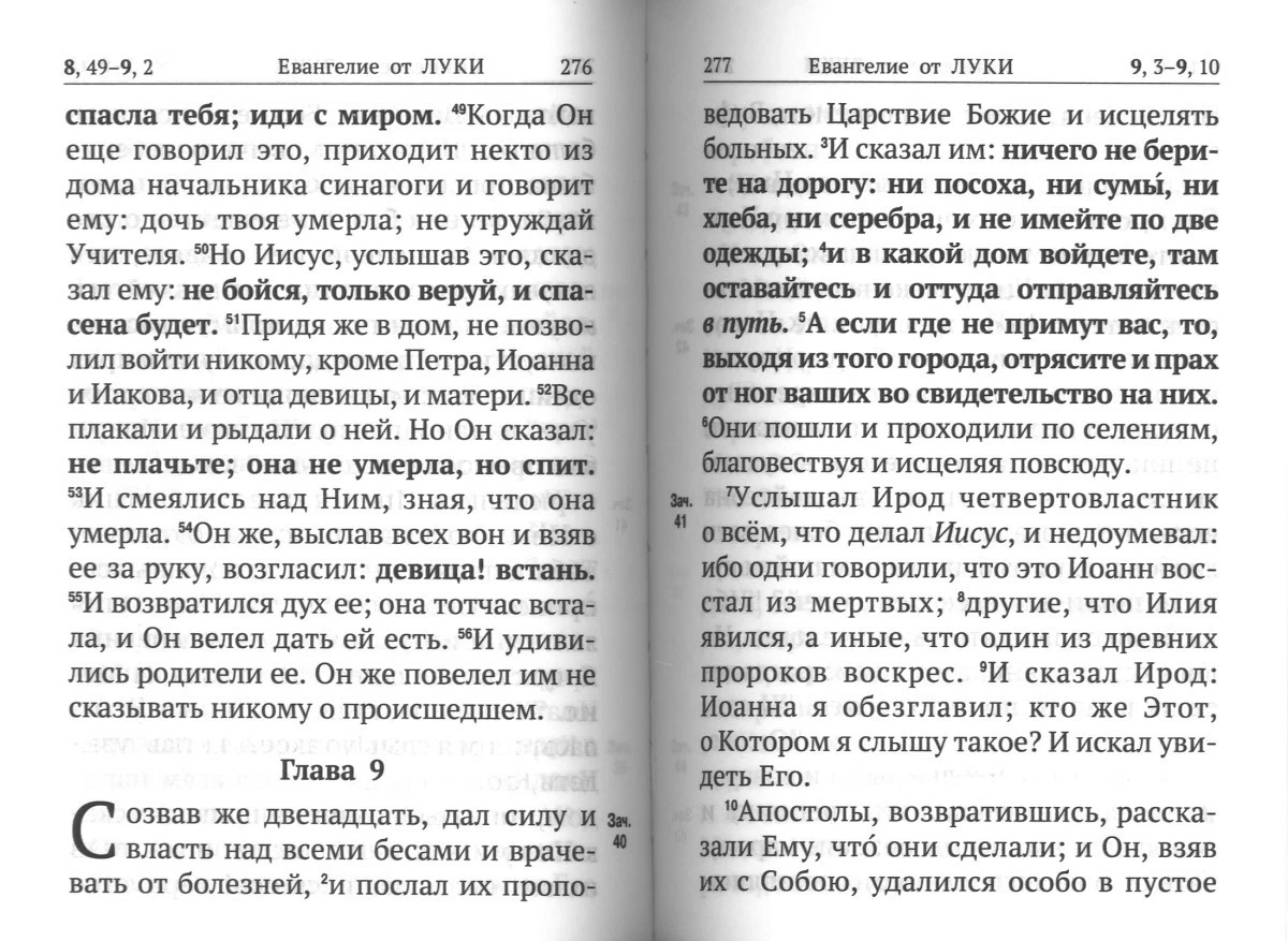 Новый Завет с выделенными словами Спасителя / Neues Testament, russisch