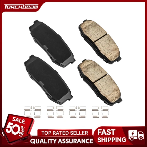Rear Ceramic Brake Pad Set For 2007-2021 Toyota Tundra All Engines 0446660160