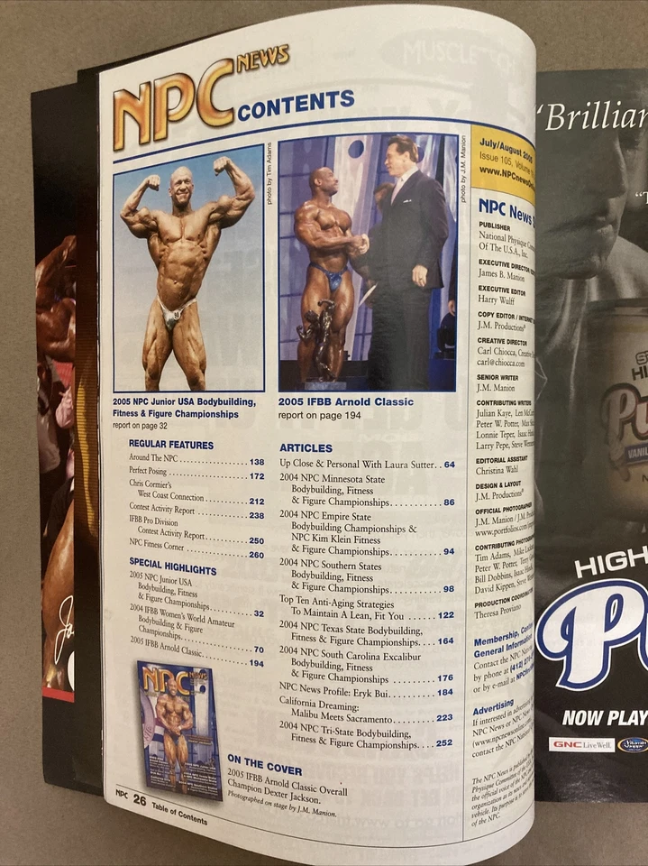 NPC NEWS Bodybuilding Fitness Magazine / Dexter Jackson Arnold Classic / 08-05 - Image 2 of 4