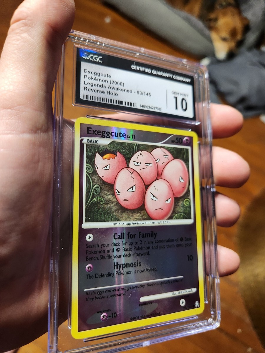 TOP POP 5) CGC 10 GEM MINT Exeggcute 93/146 Legends Awaken Reverse