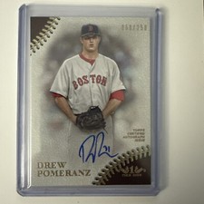 2018 Topps Tier One Talent Autograph Drew Pomeranz Auto SP /250