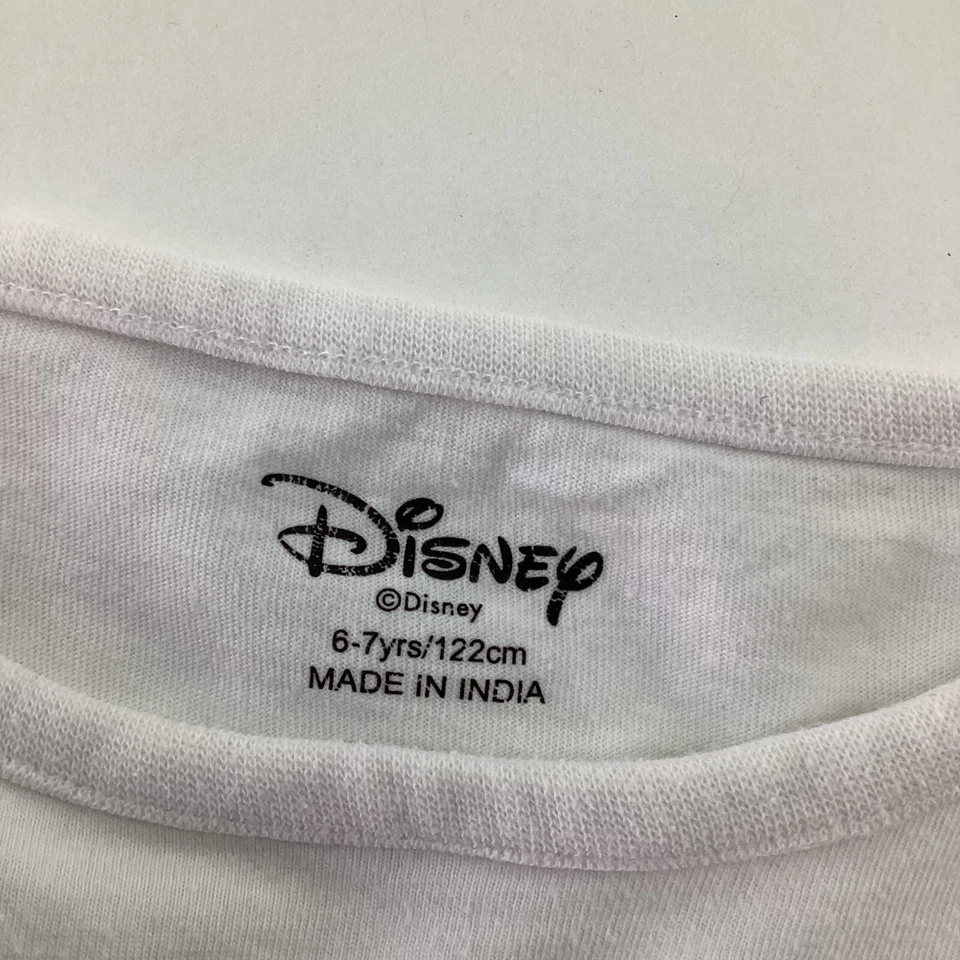 Disney Girls T-Shirt 6-7 Years White Lady Marie Bambi Dumbo Penny Thumper - Image 4 of 4