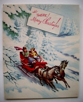 ✴︎希少 50s USA デッドストック　クリスマスカードセット　ヴィンテージ ⭐︎希少 50s USAデッドストック クリスマスカードセット