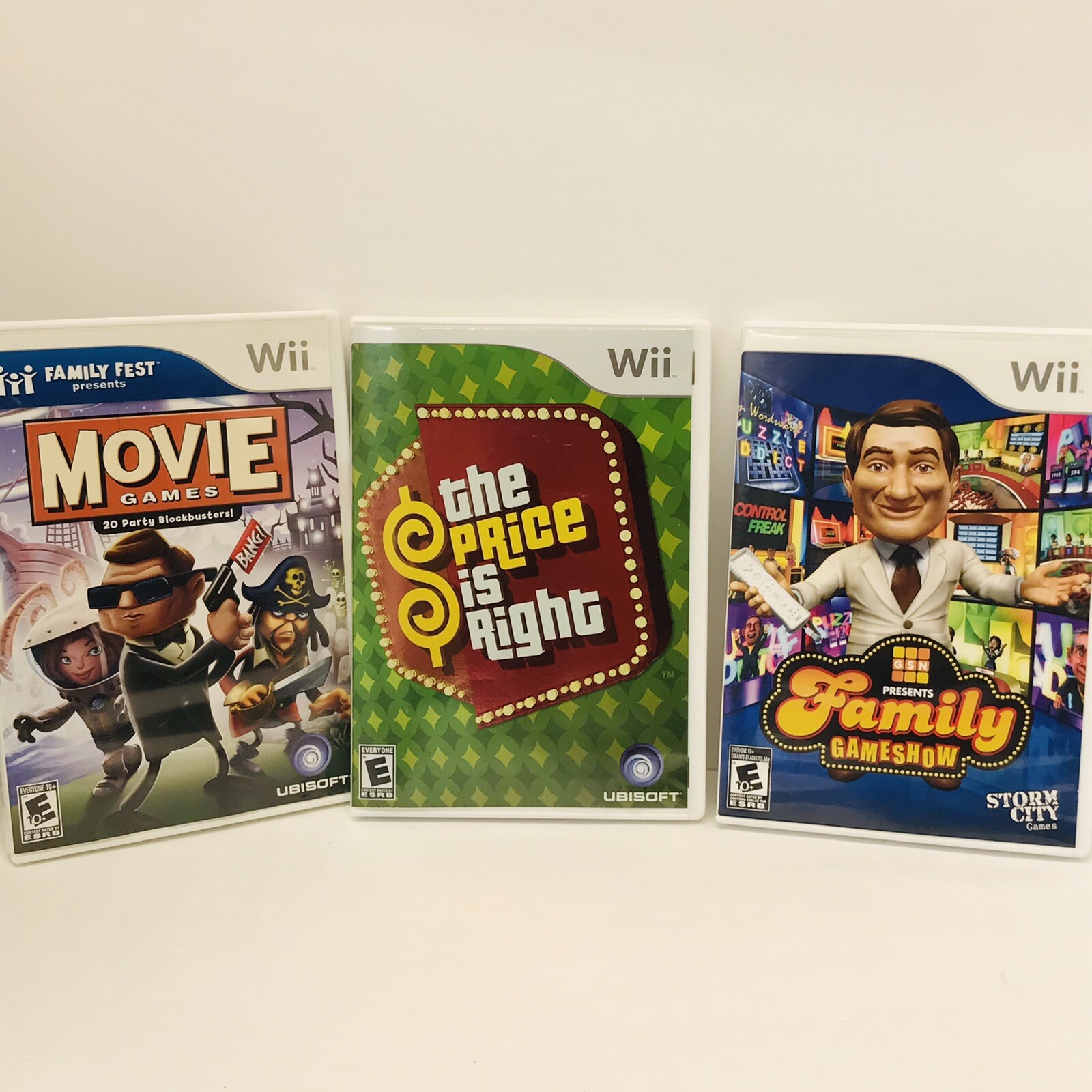 3 Wii Game Show Games The Price is Right, Family Game Show Movie Games |  eBay