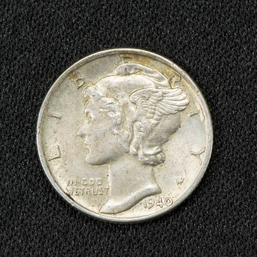 1940 10c MERCURY DIME - UNC - LOT#Q891