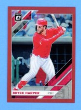 Bryce Harper Phillies 26/60 2019 Donruss Optic Red Prizm #183 101580