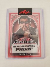 2024 Leaf CHUCK ZITU Red Pre-Production Proof card Pop Century #1/1