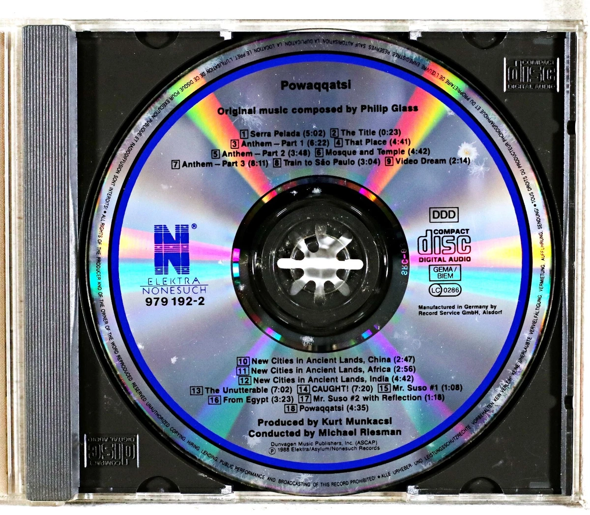 Philip Glass - Philip Glass: Powaqqatsi (Film Scor... (CD 1988)