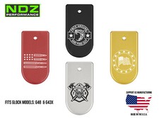 for Glock 43X 48 9mm Magazine Base Plate Finger Extension Aluminum Trending