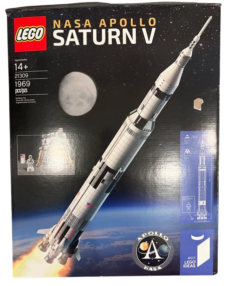 temperament systematisk indbildskhed Lego Star Wars Empty Box Only Nasa Apollo Saturn V Space Shuttle Ship | eBay