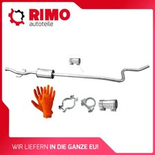 für Citroen C-Elysee 1.6 VTi 85kW (ab 2012) Mittelschalldämpfer Auspuff