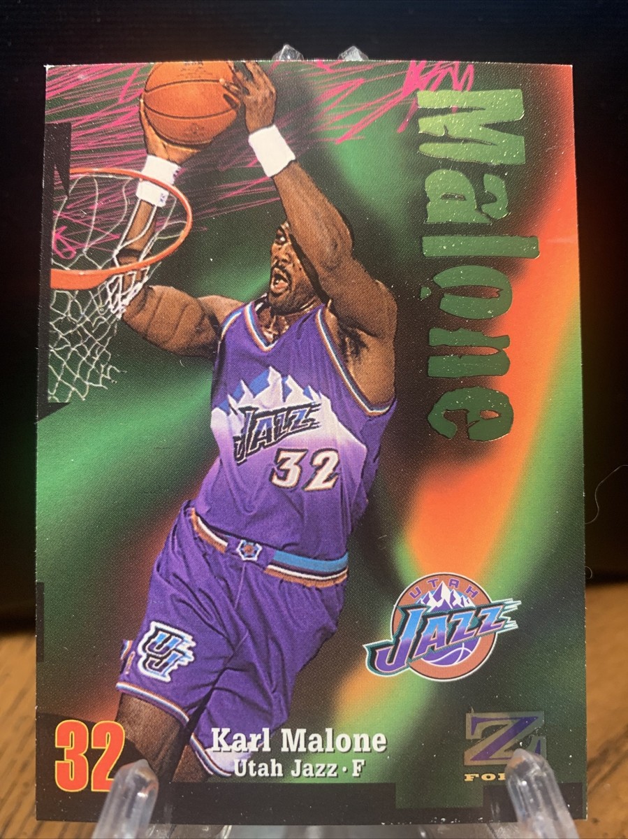 KARL MALONE 1997-98 Skybox Z Force Basketball Card #32 Utah Jazz