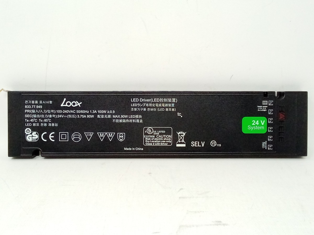 Hafele LOOX 83377901 LED Driver 24V - Black for sale online | eBay