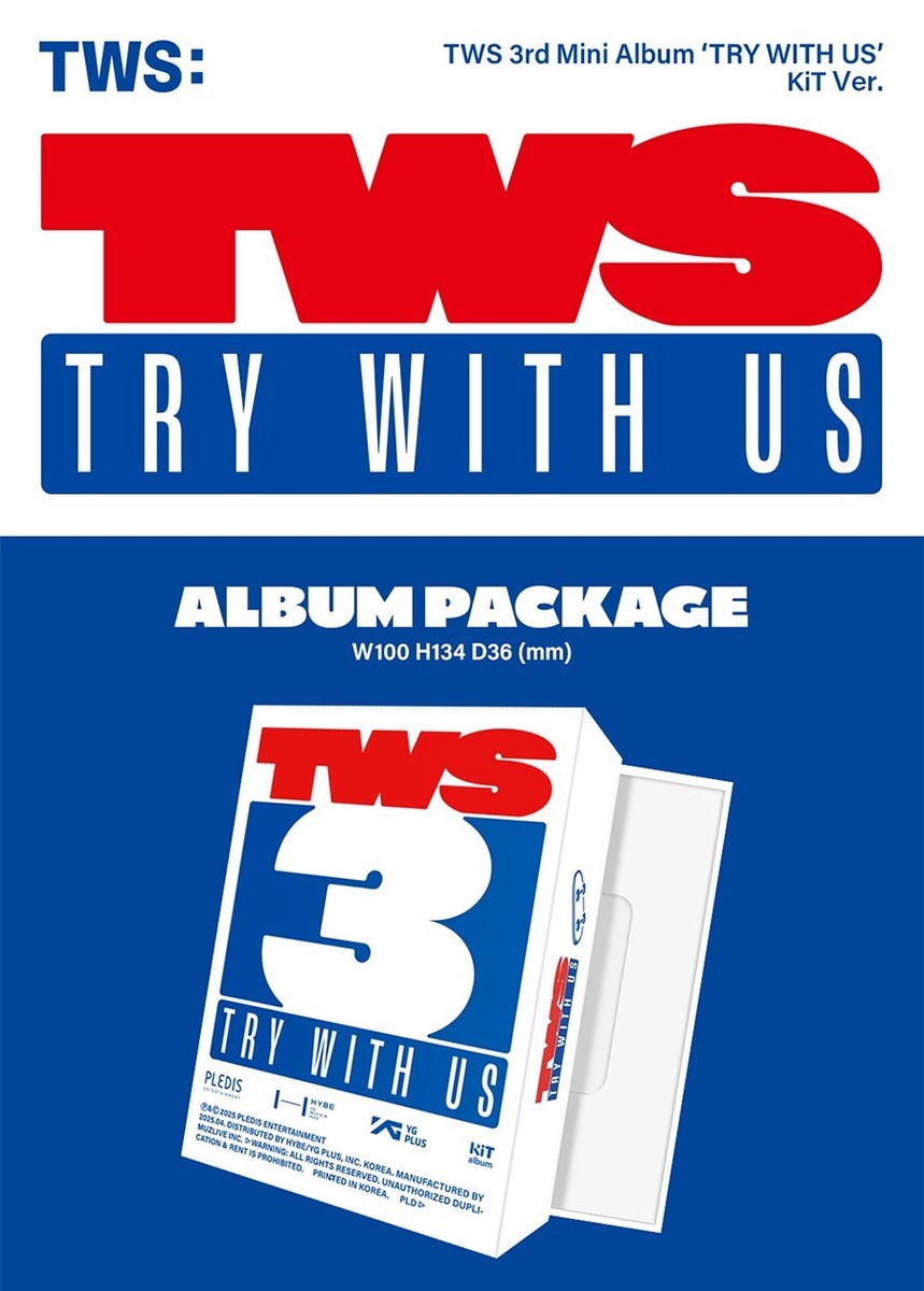 TWS [TRY WITH US] 3rd Mini Album KIT Ver./Kit+Card+Post Card+26