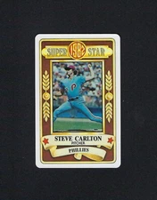 1982 Permagraphics STEVE CARLTON credit card PHILLIES Perma Graphics