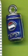 Stylish Pepsi-Cola Dangle Charm  For Bracelet Necklace Etc
