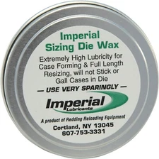 ORIGINAL 07600 REDDING IMPERIAL SIZING DIE WAX - 2 OZ TIN - CLEAR - NEW