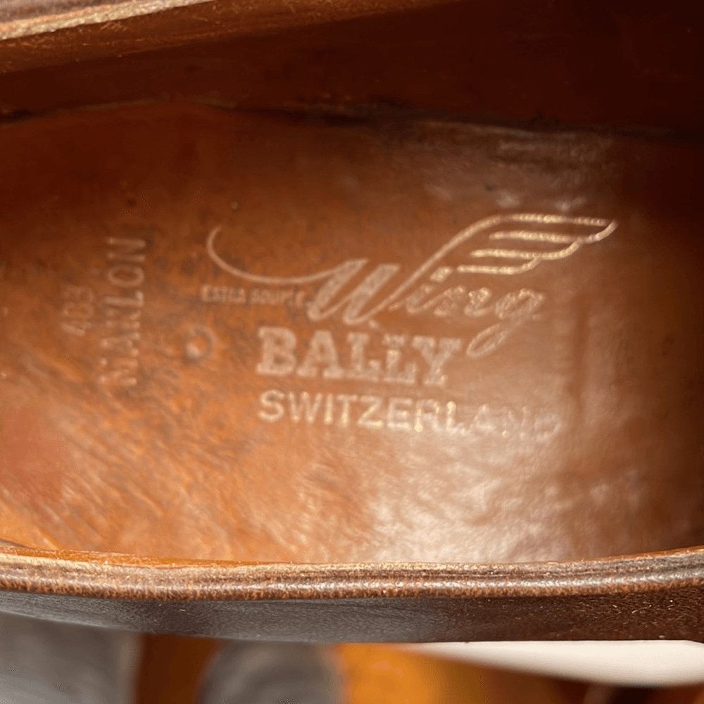 Vintage Bally of Switzerland Marlon brown leather slip on  display picture 3